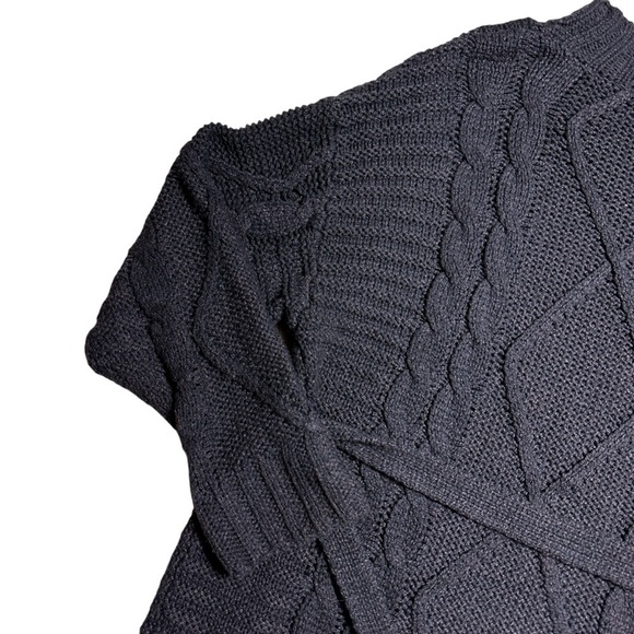 Anthropologie Amandi Chocolate Brown Long Sleeve Sweater Dress Womens US S - Picture 7 of 10